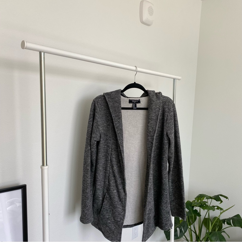 ◻️ Forever 21 Gray Men Thick Cardigan